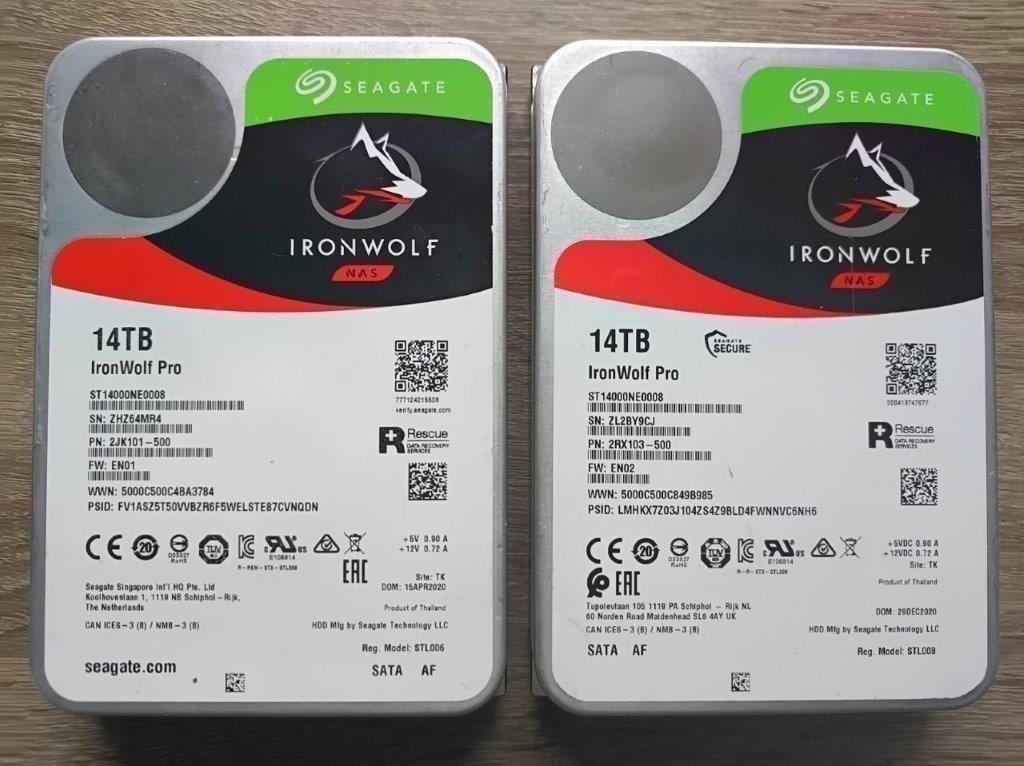 Seagate IronWolf PRO 14TB - zaruka 04 / 2026