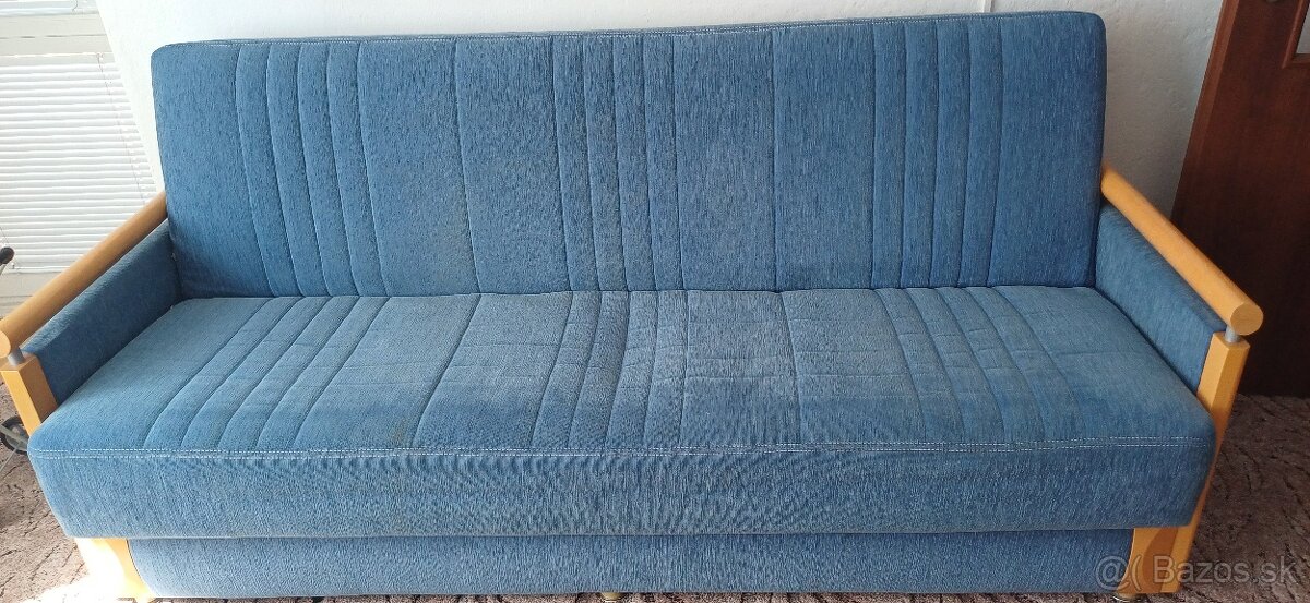 Rozkladacia sedacia súprava + 2 kreslá