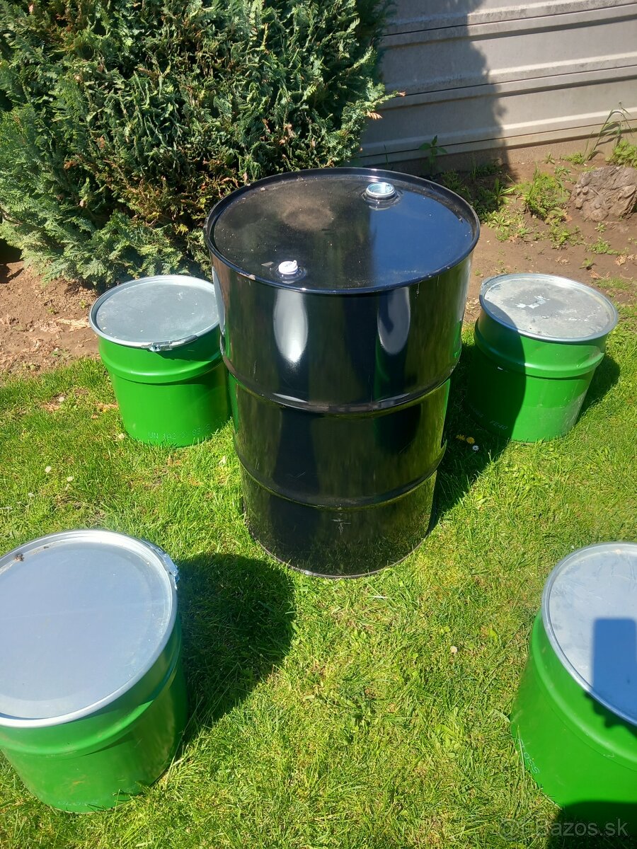 Sud plechovy 200l