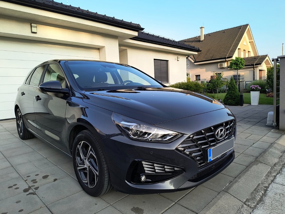 Hyundai i30, 1.5 DPi benzín, 45 tis. KM, V ZÁRUKE, Nové v SR