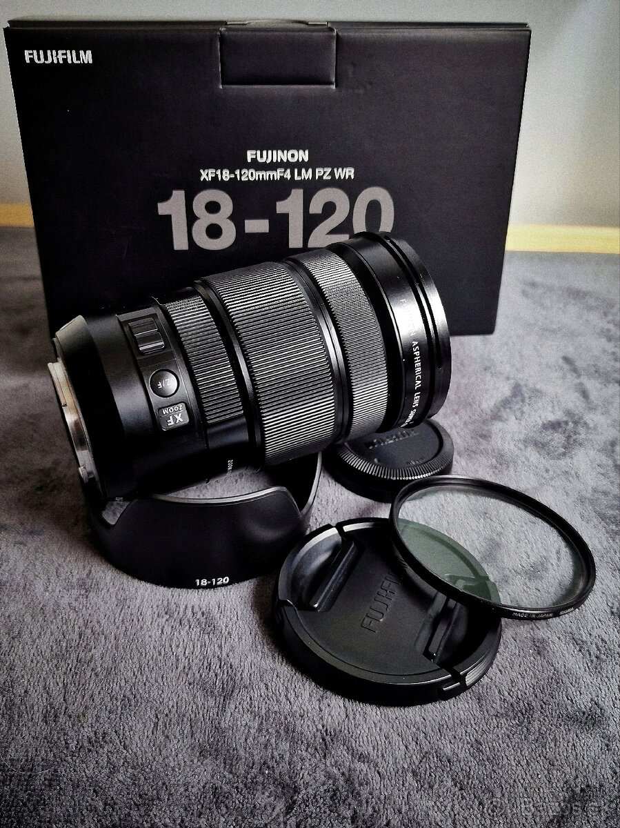 Predám objektív Fujifilm Fujion XF 18-120mm f/4 LM PZ WR