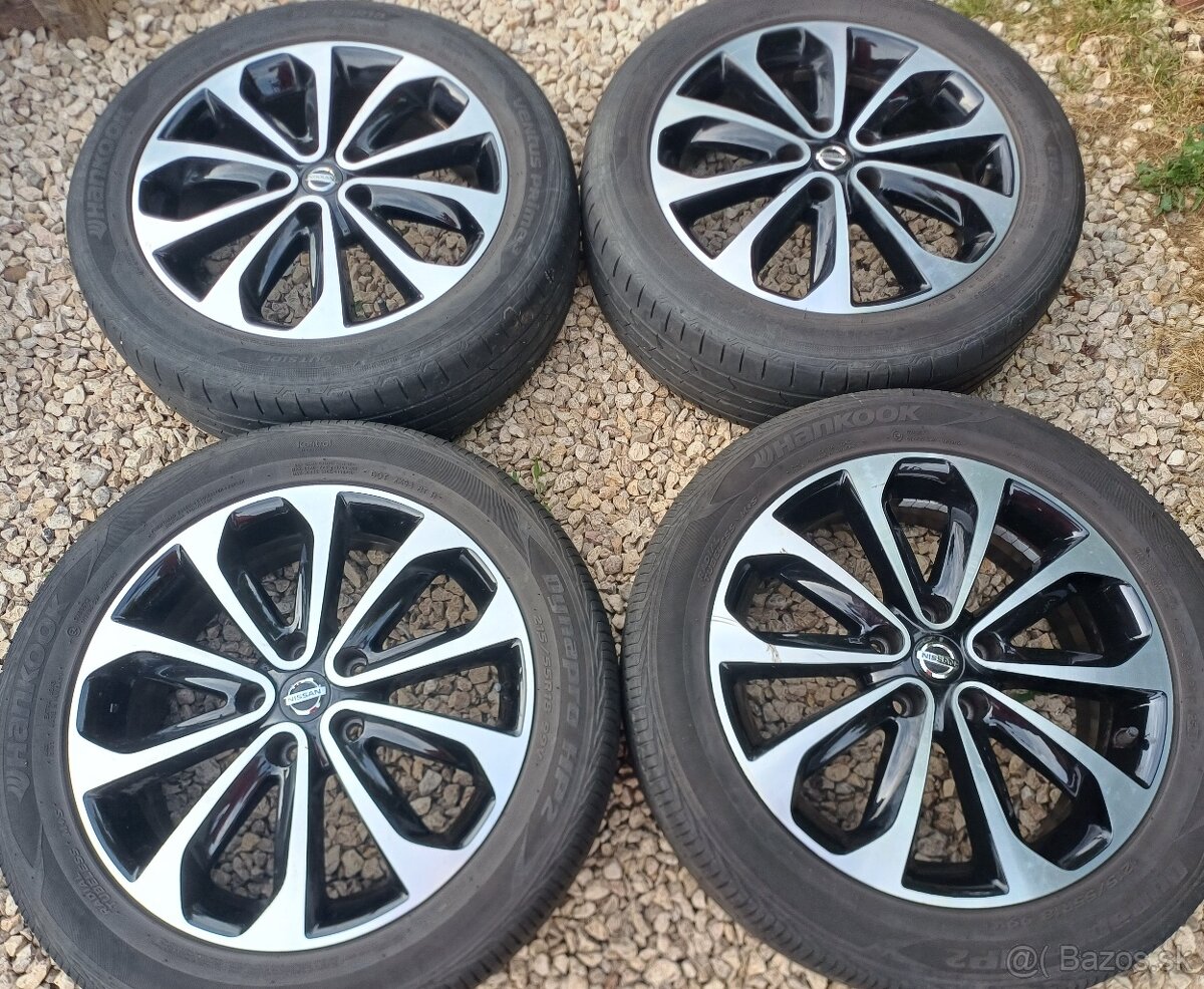 hlinikové disky-orig-Nissan Qashqai--61/2Jx18-ET-40--5x114,3