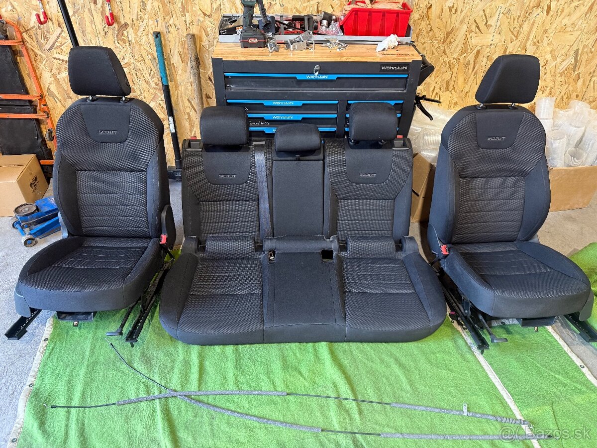 Škoda Octavia 3 predné+zadné sedačky