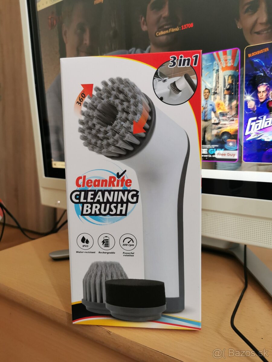 Elektrická rotačná čistiaca kefa