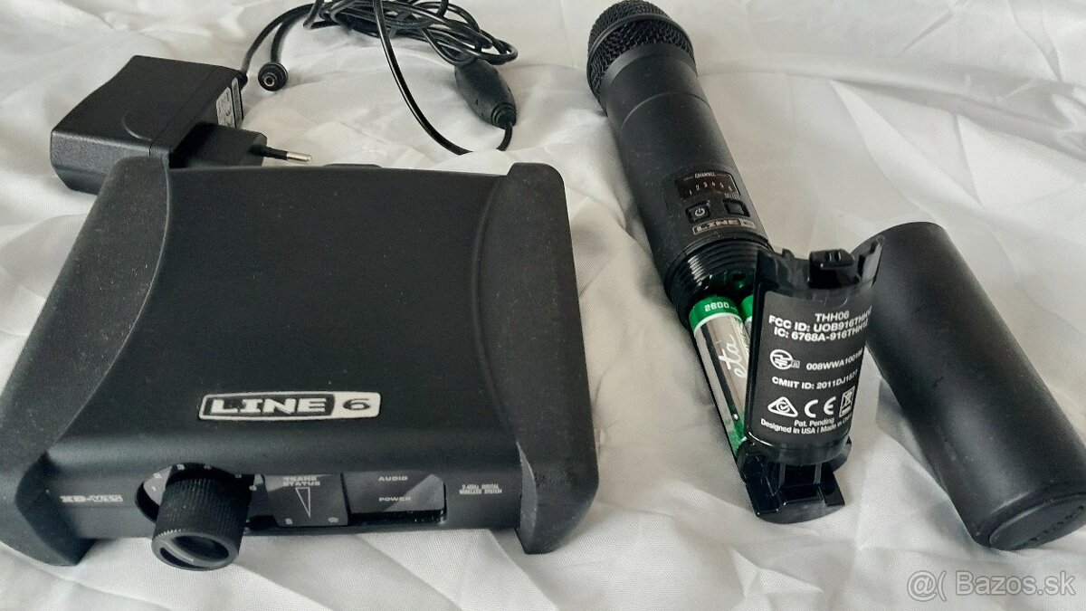 mikrofon Line 6 2,4 GHz vysielačka