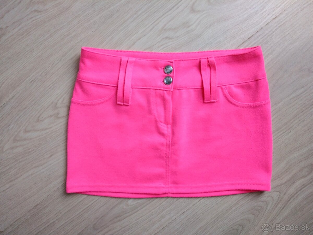 Minisukňa +zadarmo minišaty biele