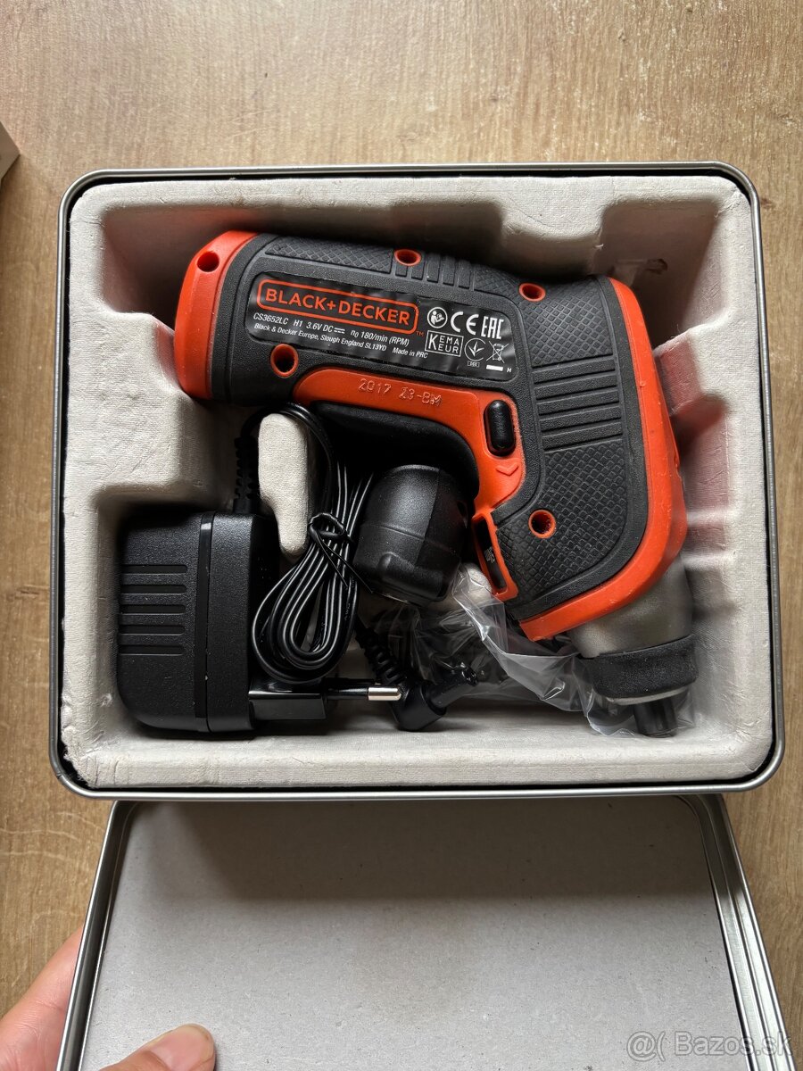 Black+Decker Aku skrutkovač CS3652LC