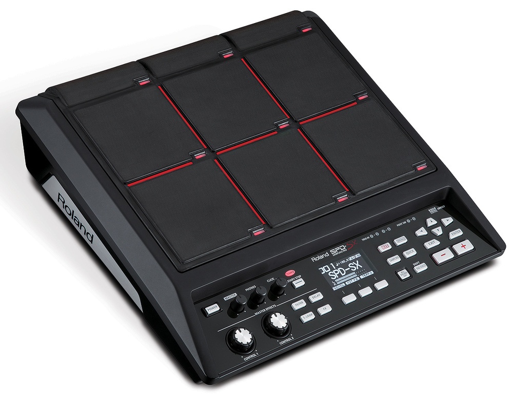 Roland SPD SX + stojan Millenium Percussion Pad Stand