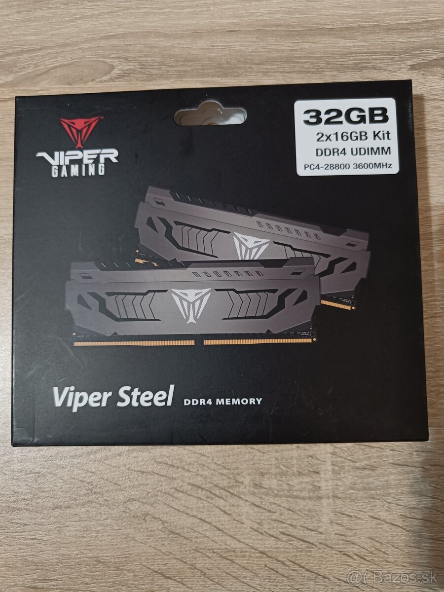 Patriot Viper Steel 32GB KIT DDR4 3600Mhz CL18