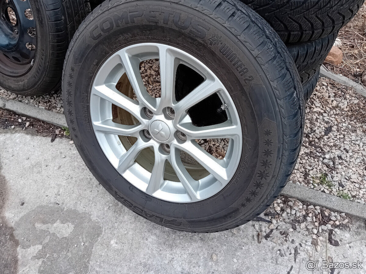alu disky Mitsubishi Outlender a iné, aj pneu 215/65 r16