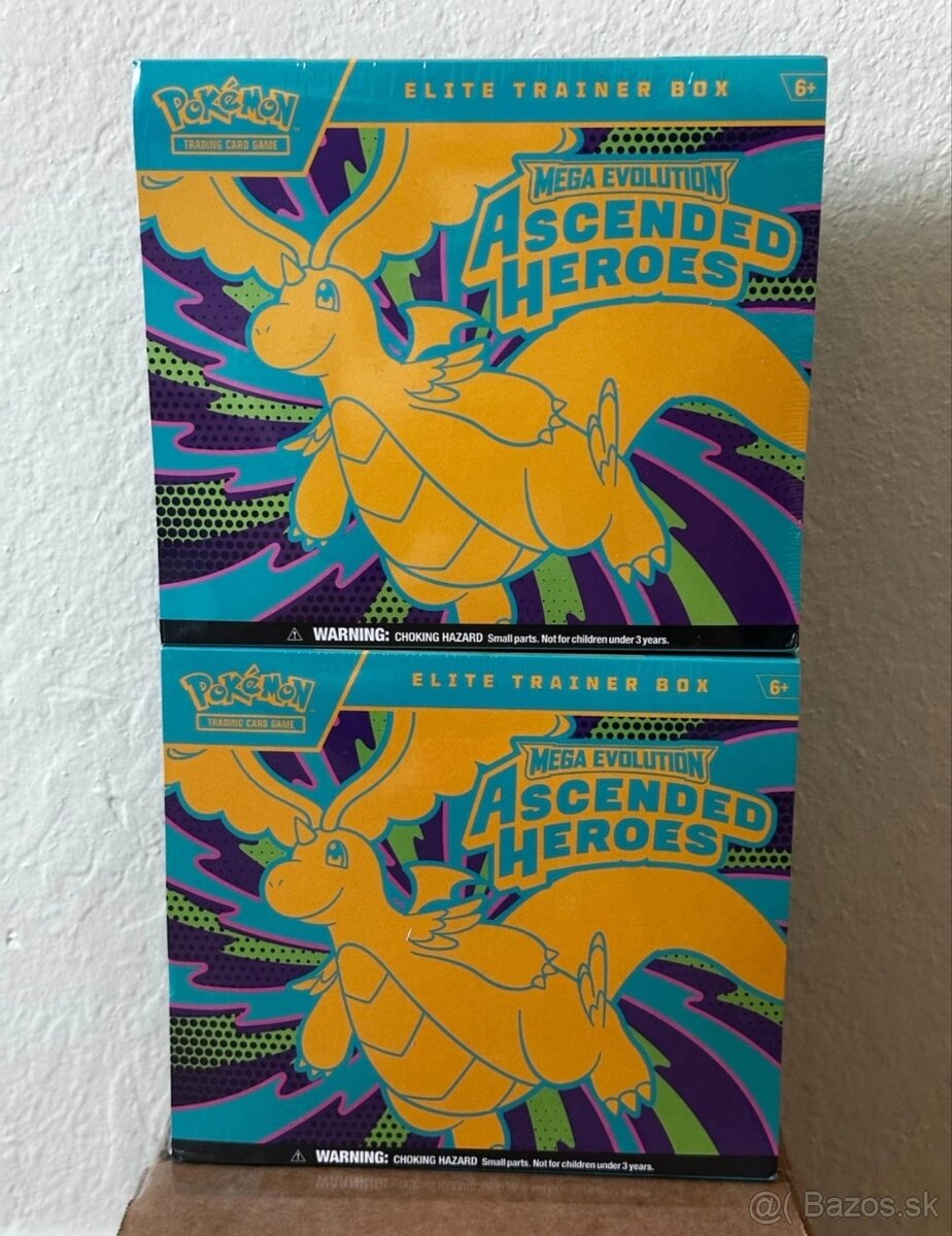 2x Ascended heroes ETB 1x Mega Evolution ETB
