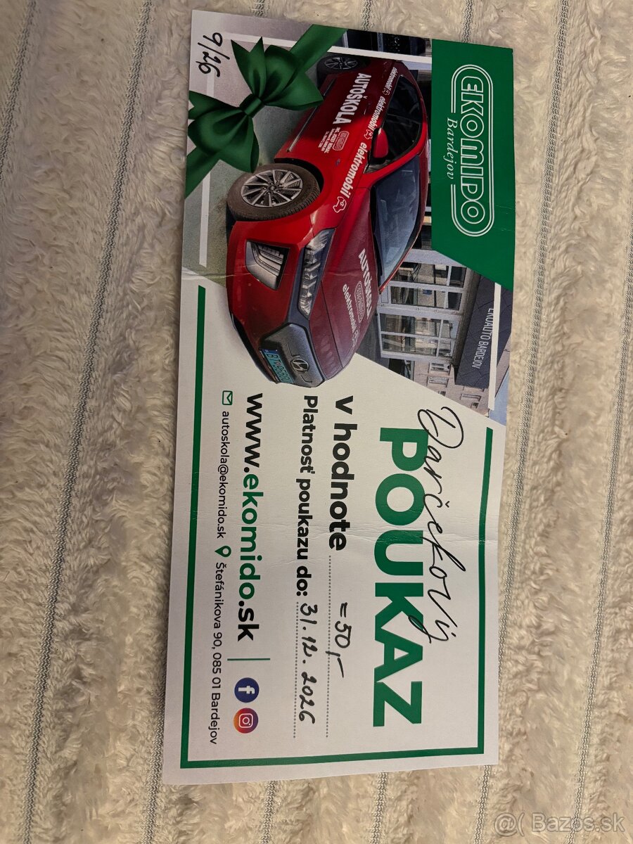 Darčekový poukaz