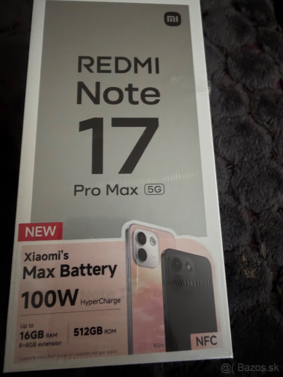 Xiaomi Redmi Note 17 Pro Max,512GB