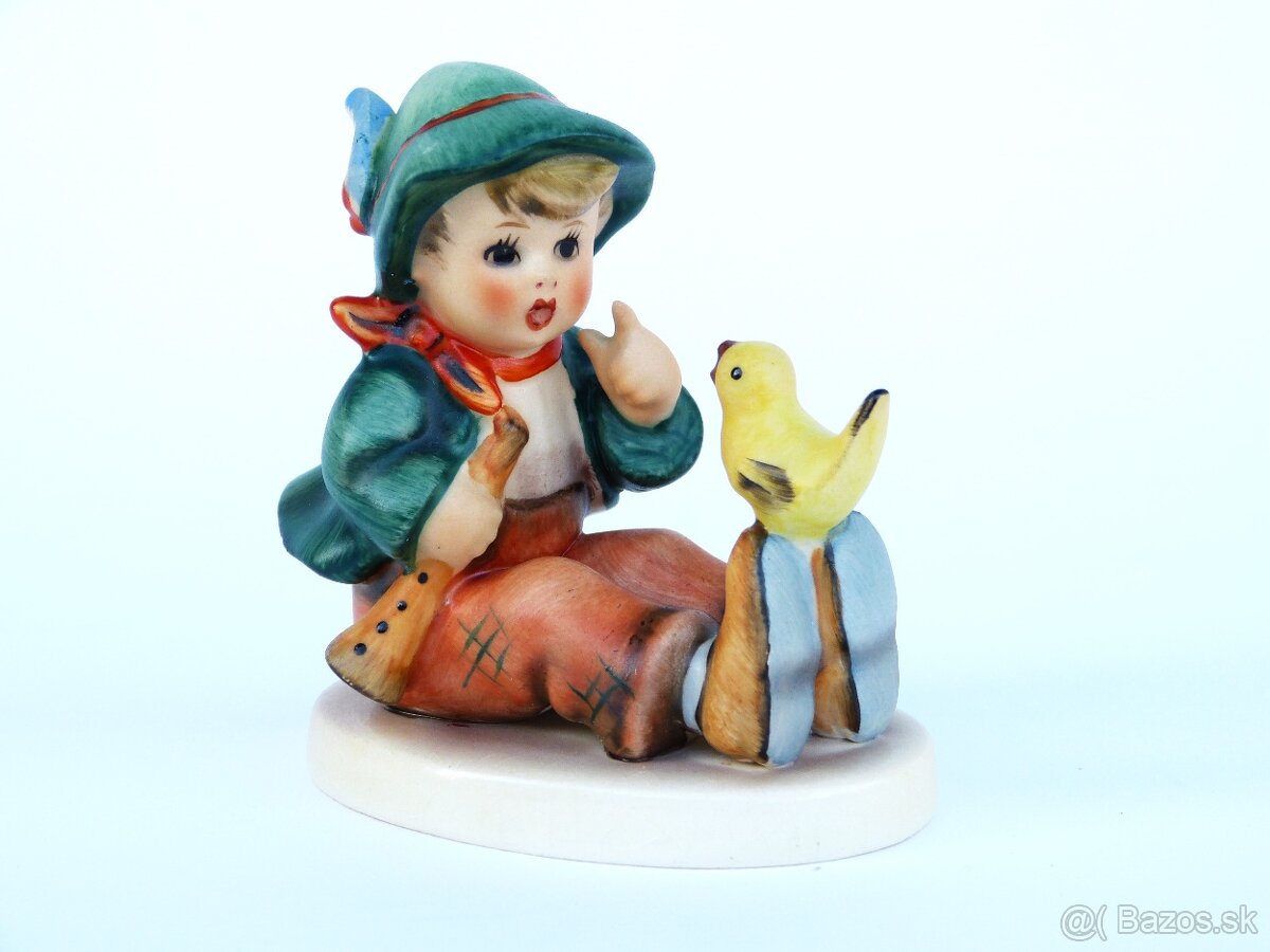 Hummel Keramická Figúrka - Chlapček s Vtáčikom