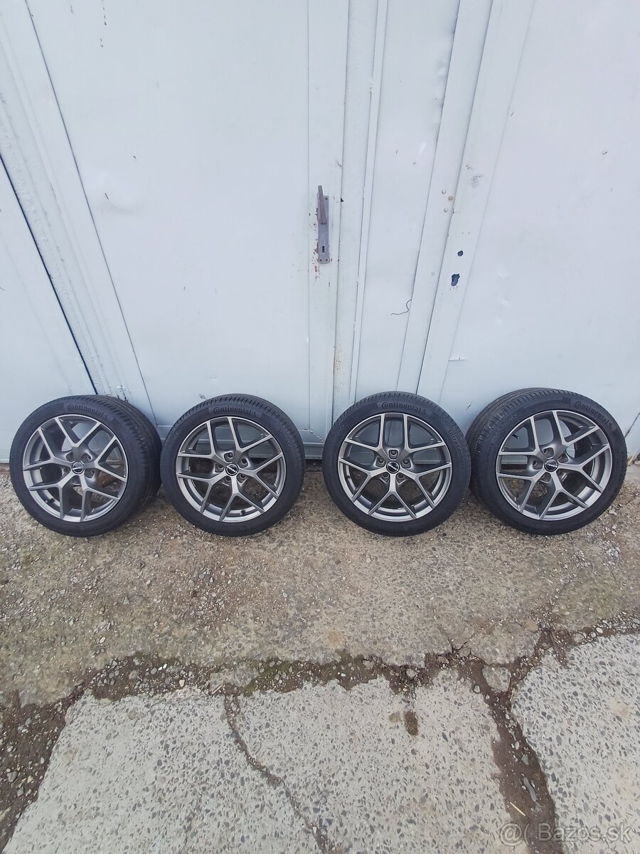 Disky - Elektrony + Pneumatiky R17 Škoda, WV, Seat, Audi