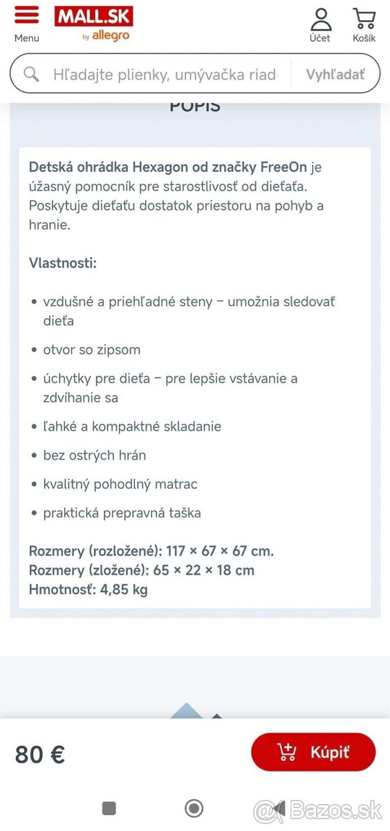 Detská ohradka