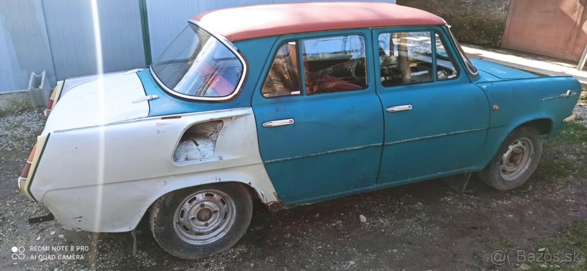 Predám Škodu 1000 MB Žiabrovku rok 1966