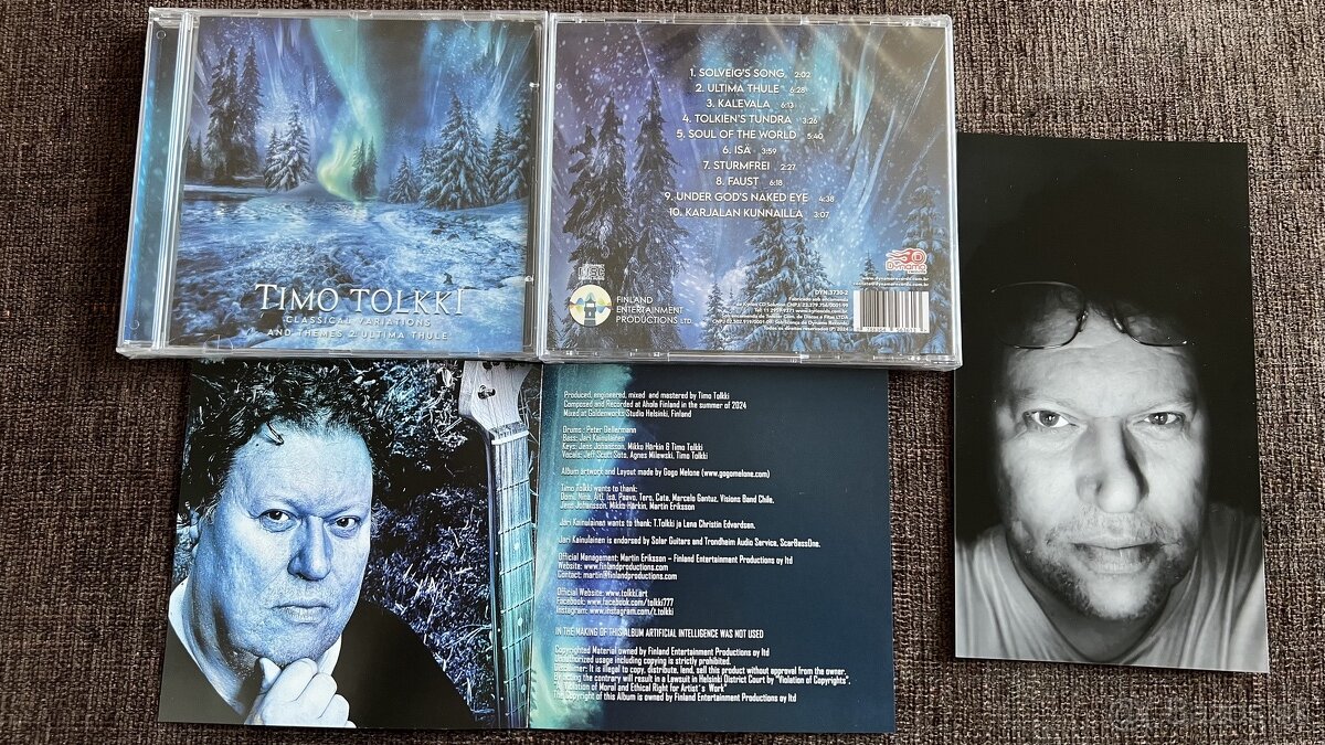 CD TIMO TOLKKI - Classical Variations And Themes 2
