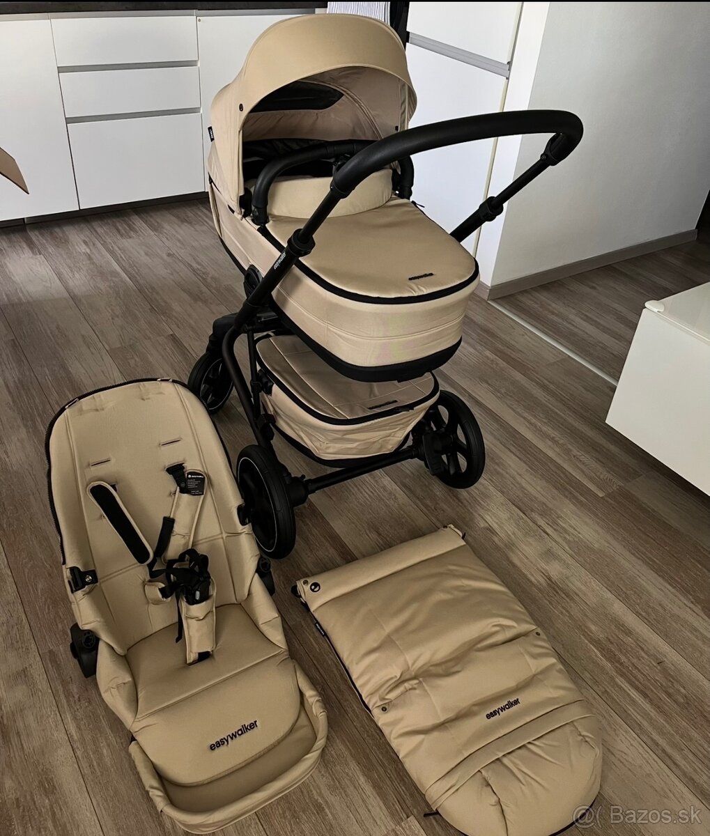 Predam EASYWALKER Kočík kombinovaný Jimmey Sand Taupe XXL