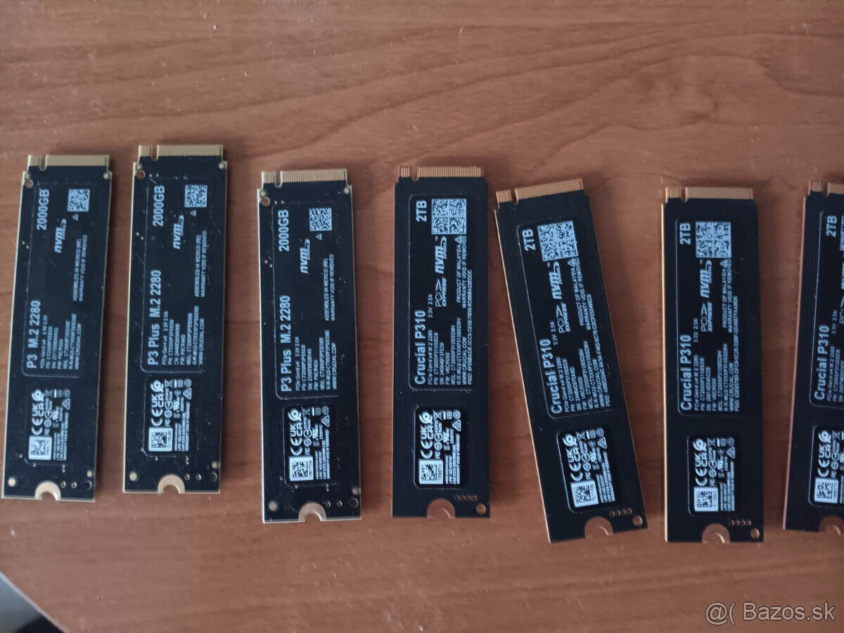 2TB NVMe SSD - Crucial P3 / P310 Plus / P310 / T500