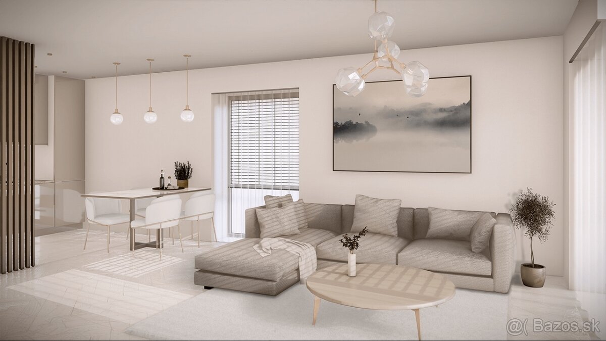 Posledný 3 izbový byt-2x kúpelňa, v projekte Bell Residence