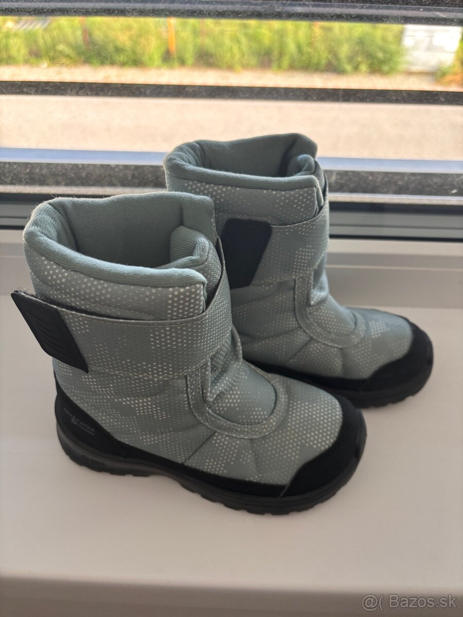 QUECHUA - detské zimné nepremokavé čižmy - veľ. 29