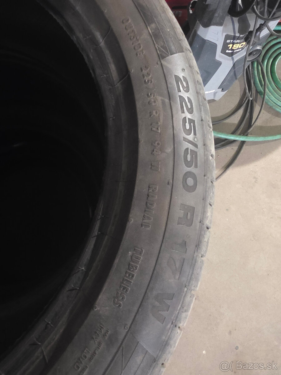 225/50 R17 W – RunFlat – Continental + Goodyear Eagle NCT5 (