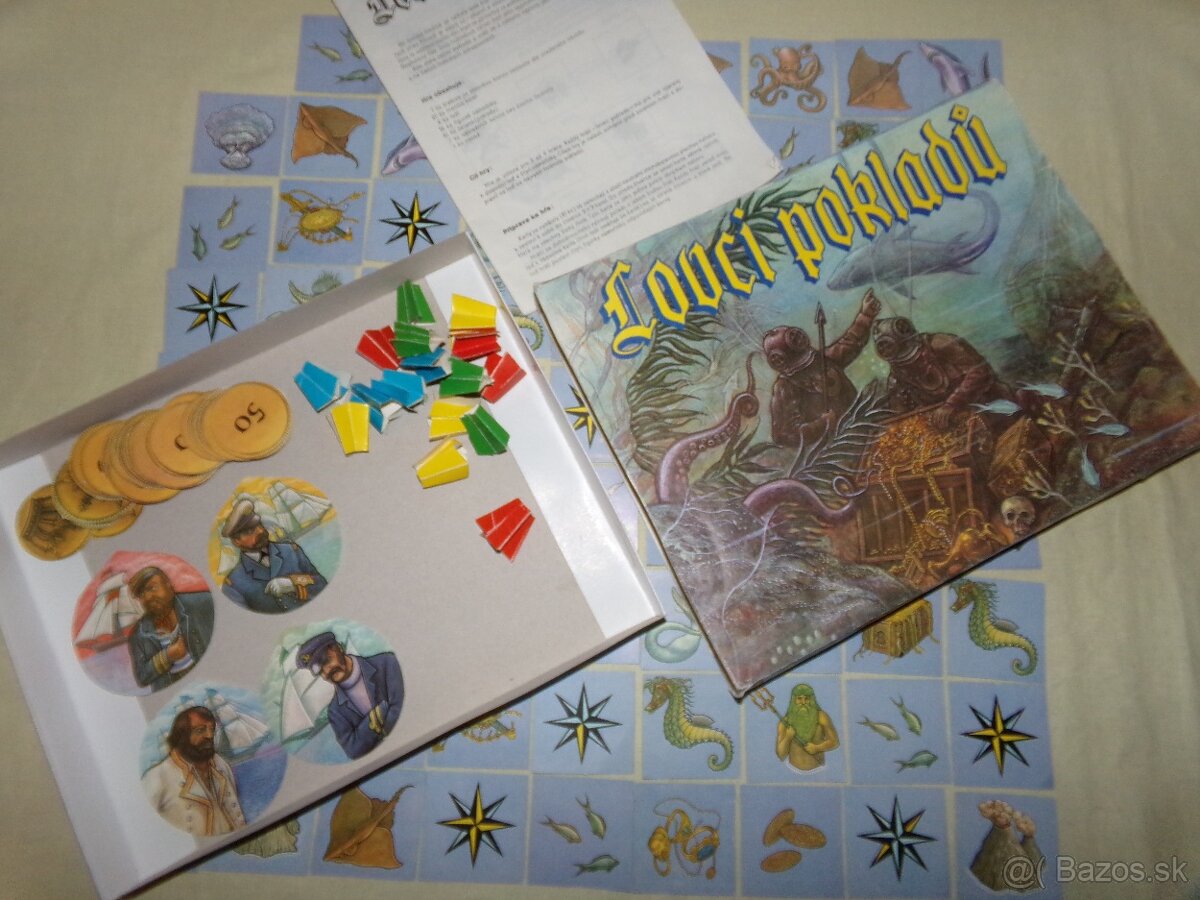 Retro kultová hra LOVCI POKLADŮ 1987