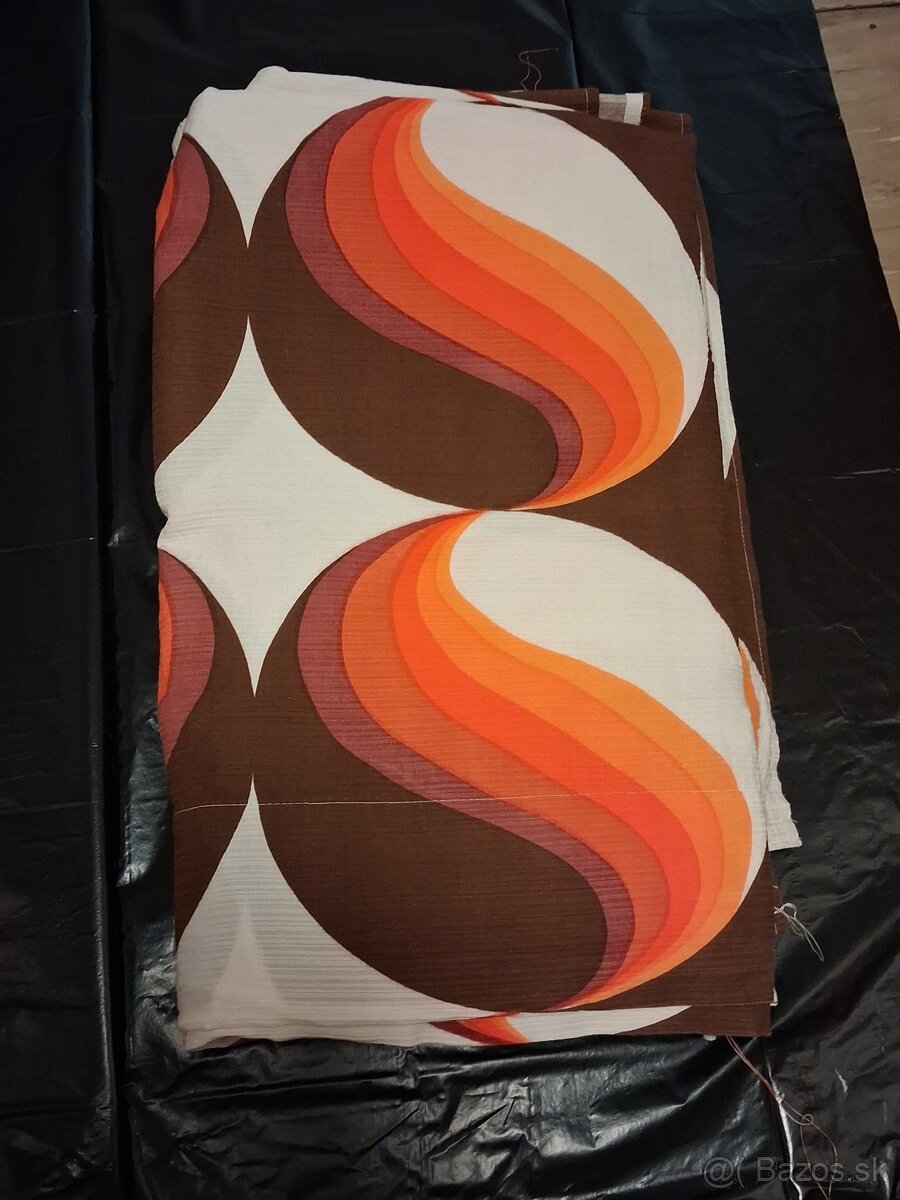 Retro závesy / látka