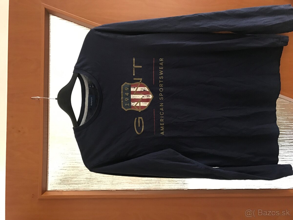 GANT originál modre damske tricko S/M