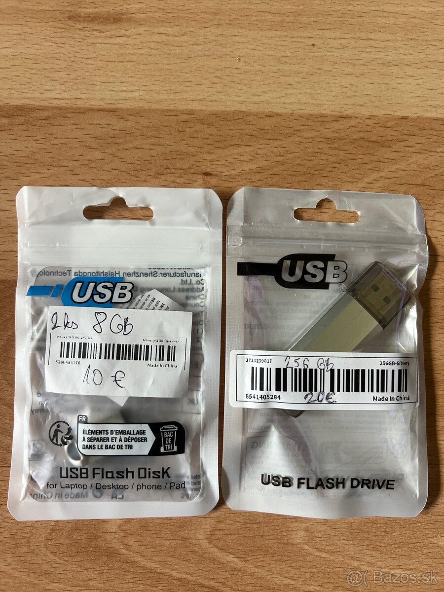 USB Kľúč 256 GB + 8 GB