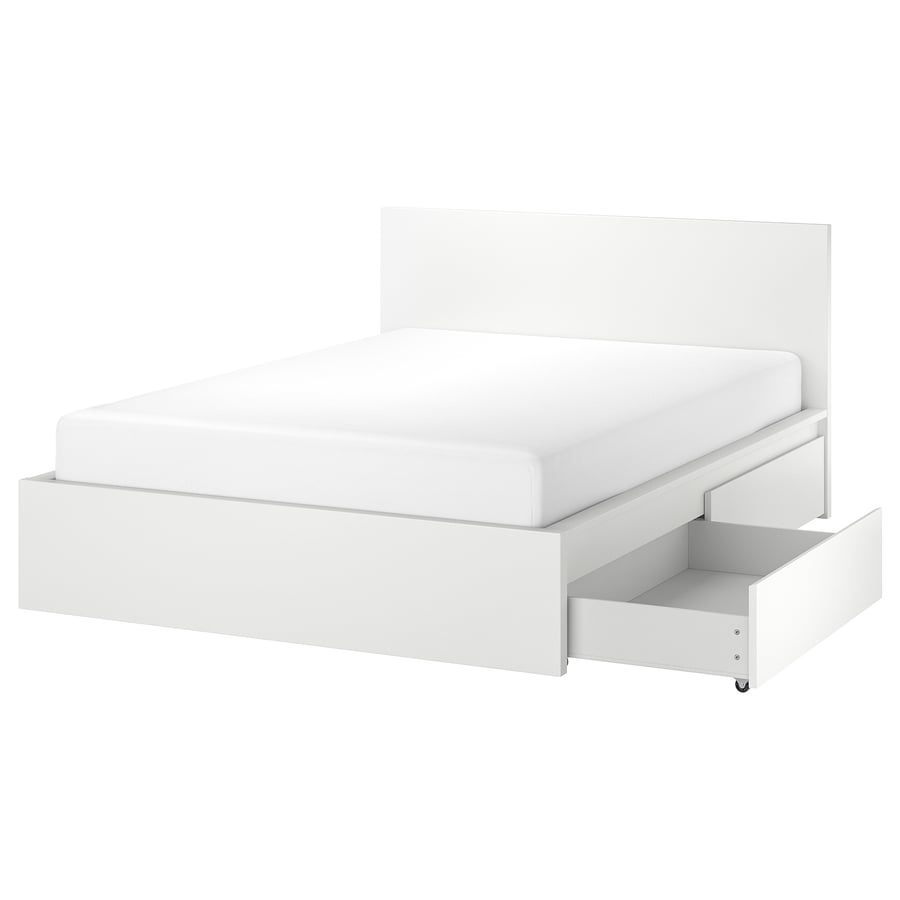 IKEA MALM, postel , komoda,