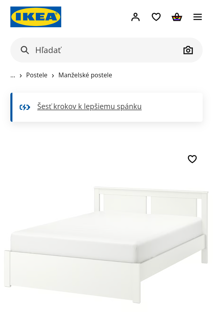 Manželská posteľ IKEA 160 x 200