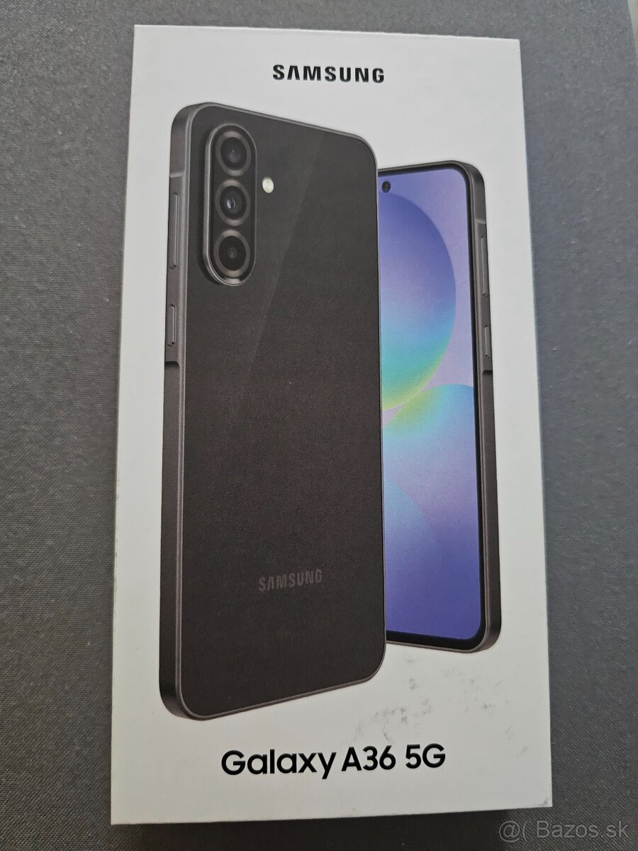 Predám Samsung Galaxy A36 5G 128Gb Black nerozbalený