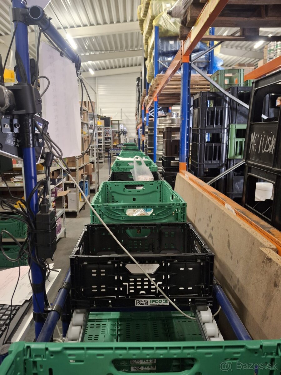 Dopravník tovaru / objednávok pre sklad 41m