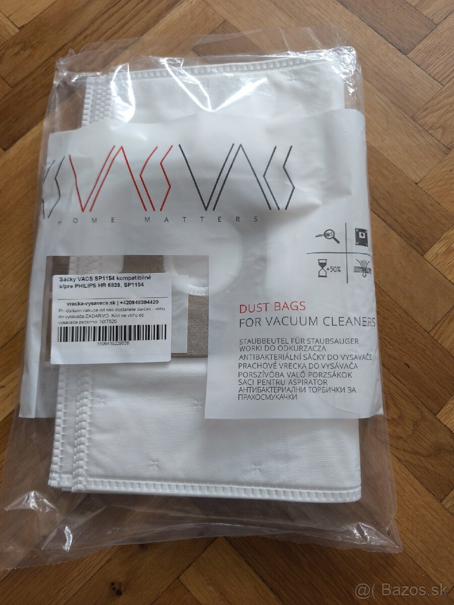 Sáčky do vysávača PHILIPS HR 6839 a SP1154