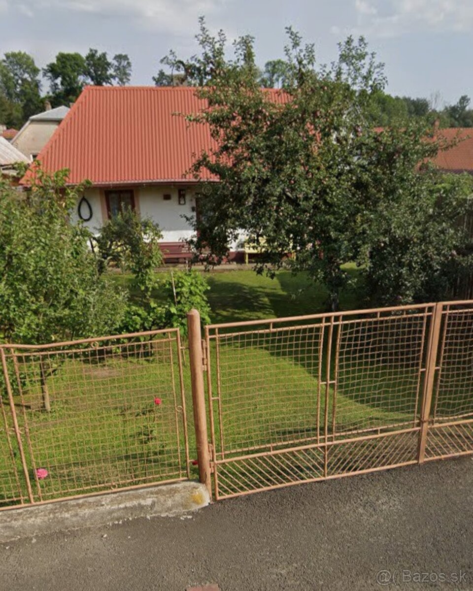 Predám Drevenicu v Centre Medzilaboriec v tichej lokalite