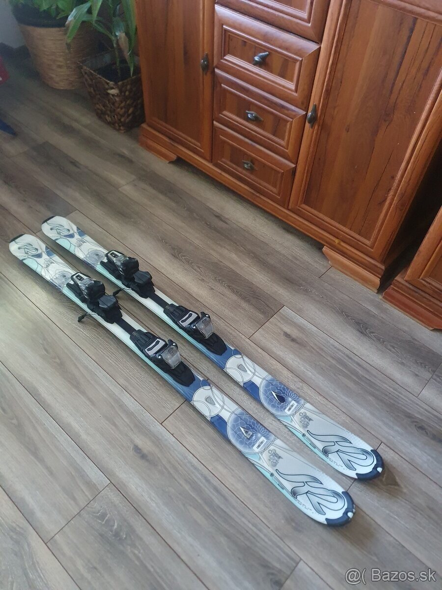 Predam damske lyze K2 SUPER RX,dlzka 139 cm
