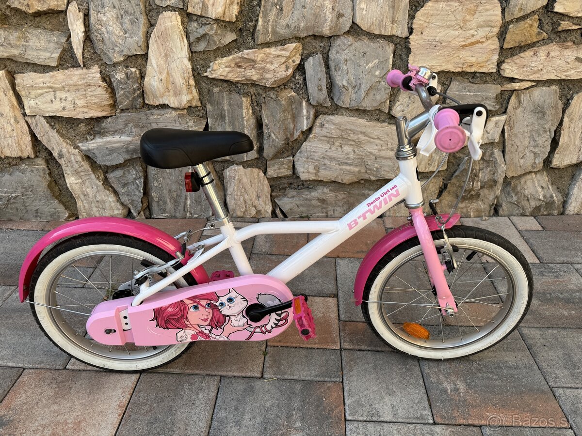 Detský bicykel 16” Decathlon Btwin ružový