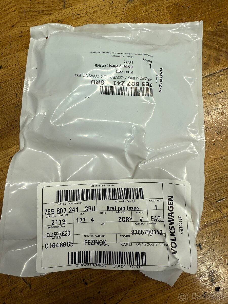 krytka tazneho oka vw t5 t6 t6.1
