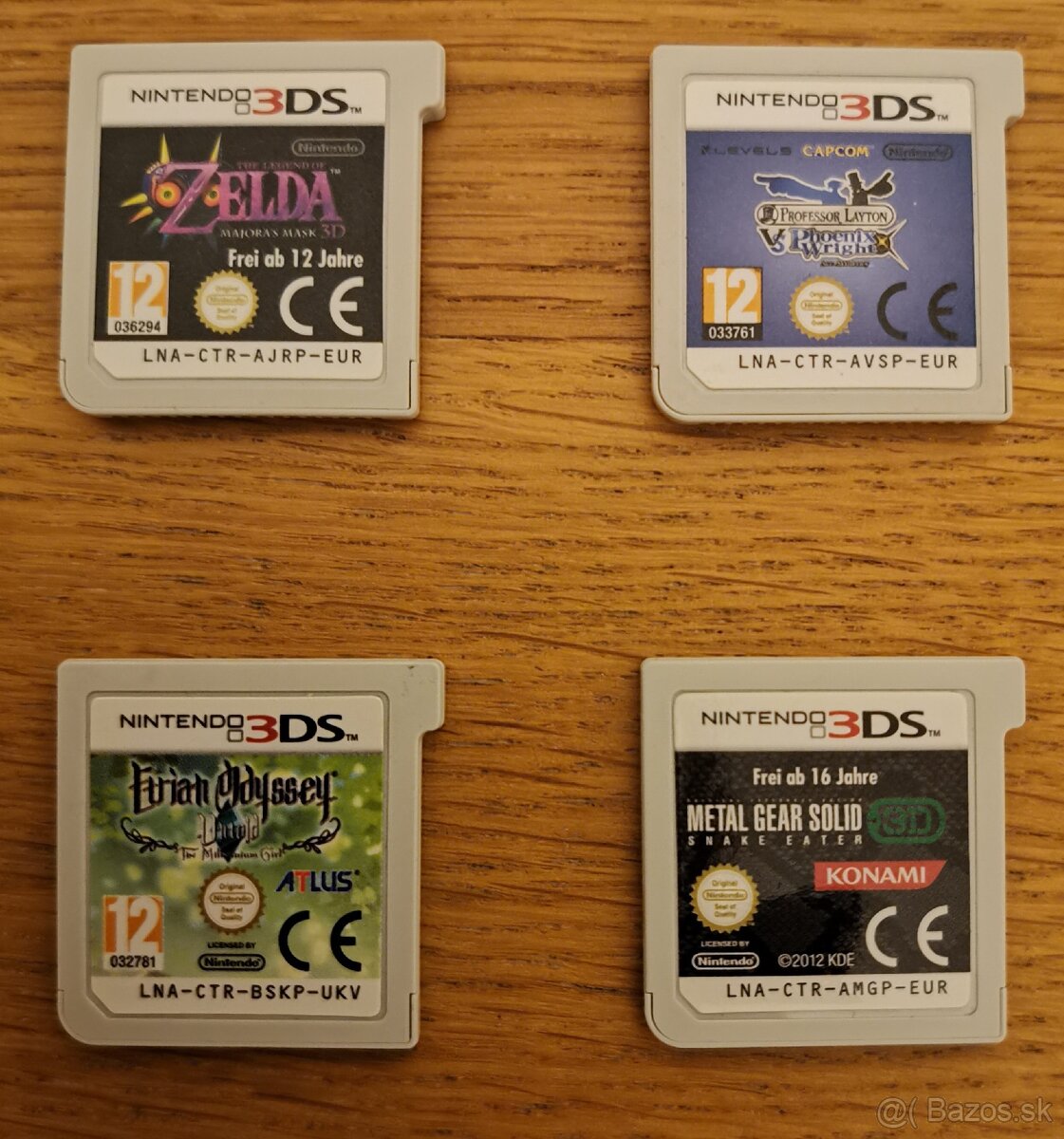 Nintendo 3ds hry, spolu 140.