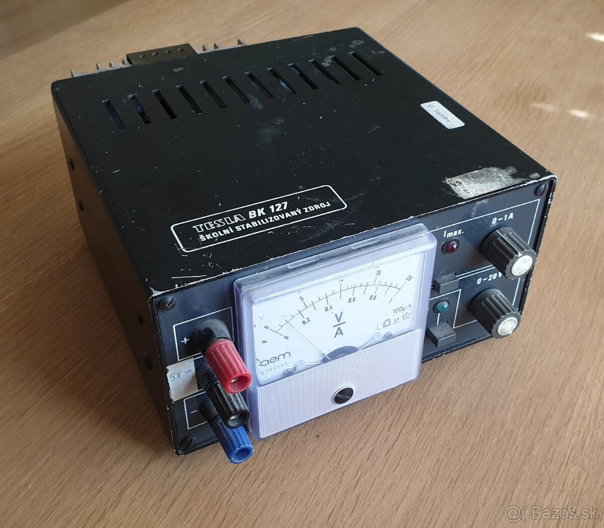 Stabilizovaný zdroj TESLA BK127 0V-20V, 0-1A
