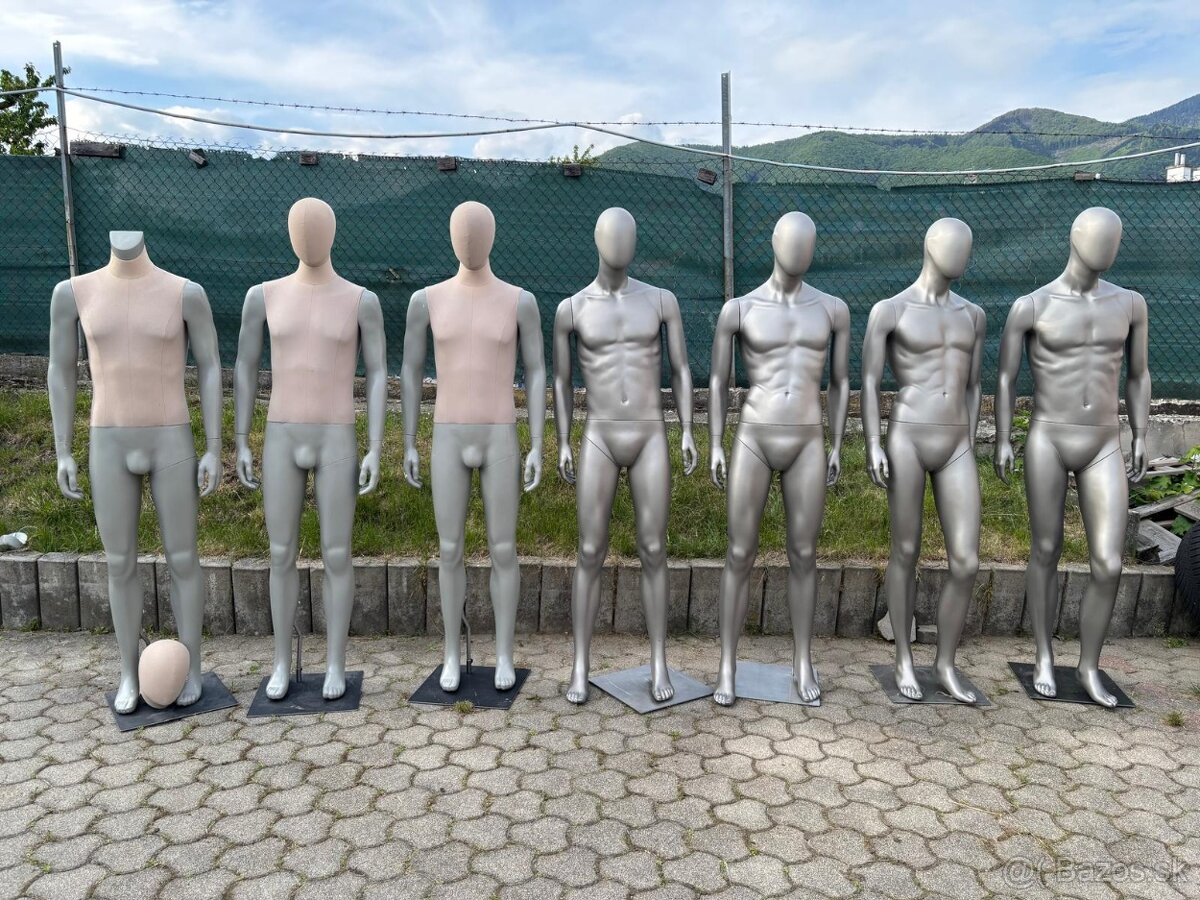 Figurína pánska živá veľkosť - možnosť odpojenia hlavy
