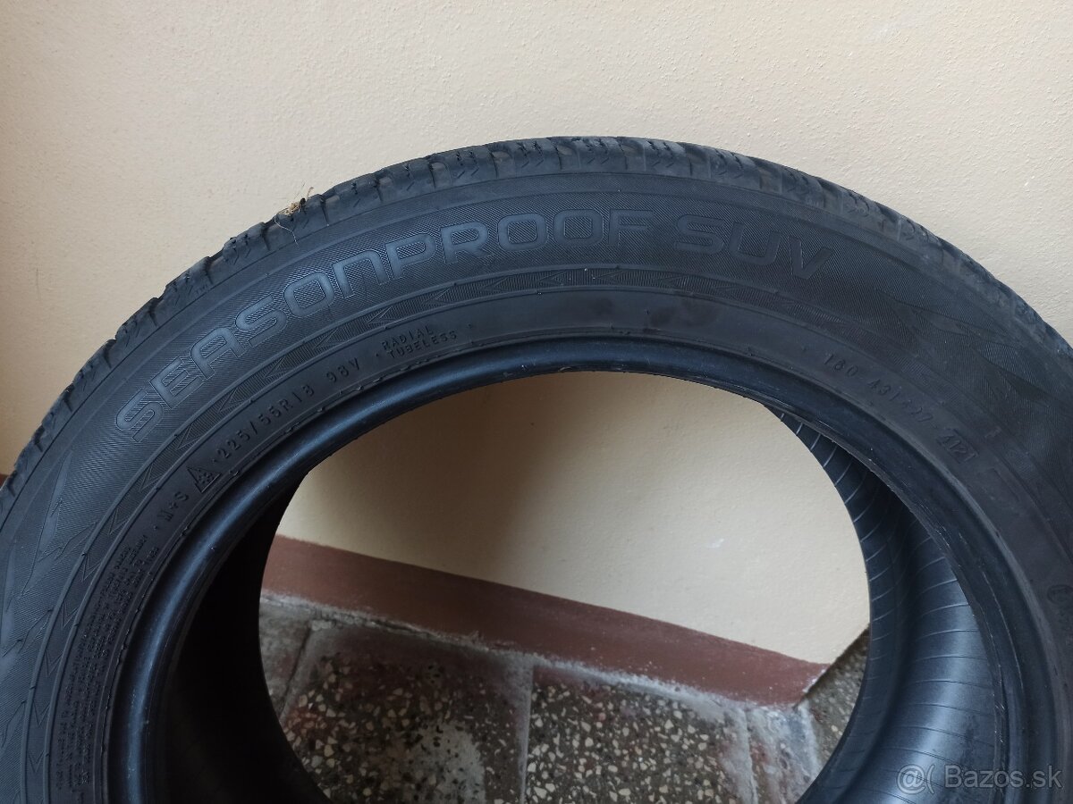 Predám Nokian seasonproof 225/55R18 celoročne