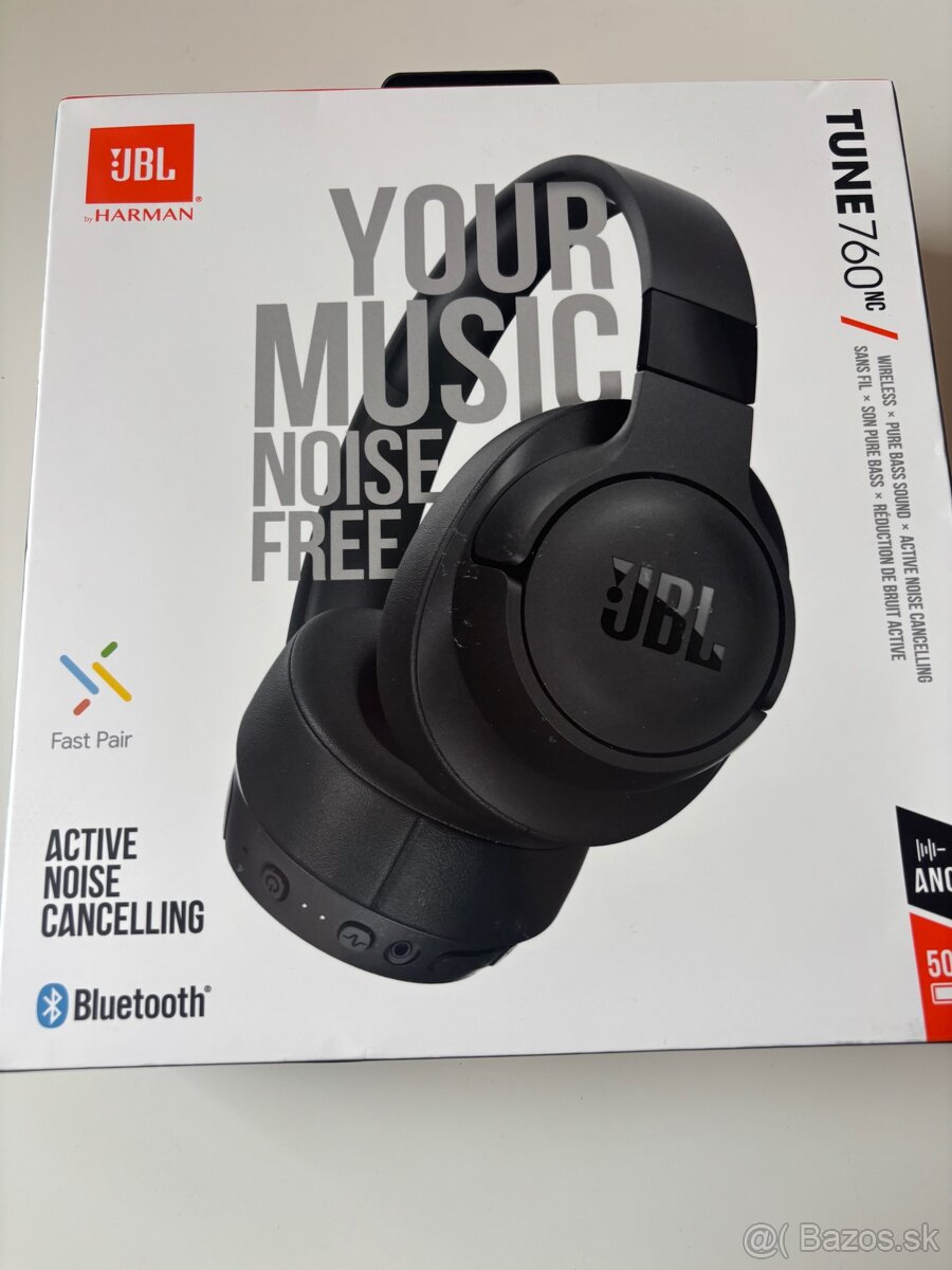 Jbl tune 760NC čiernej farby