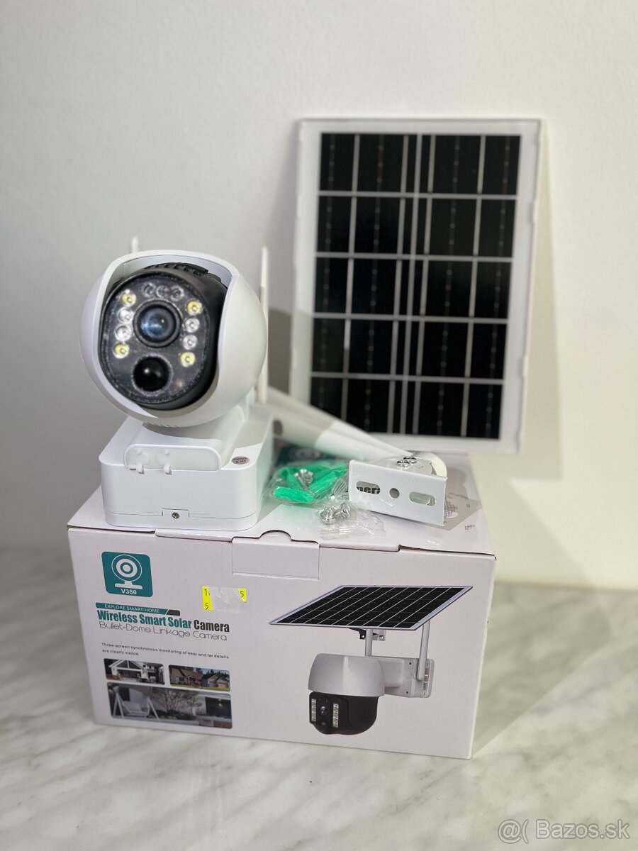 Bezpečnostná kamera na solar a sim kartu