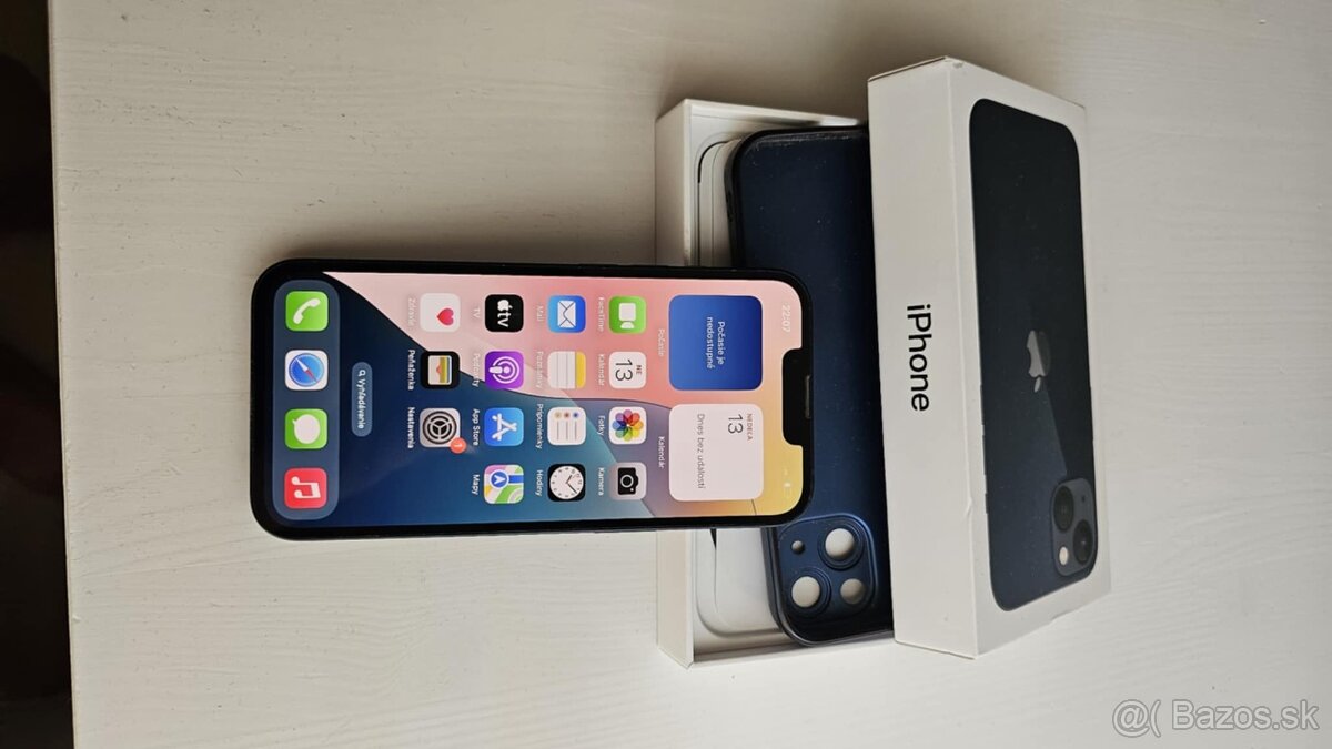 Predám apple Iphone 13, 128gb, black