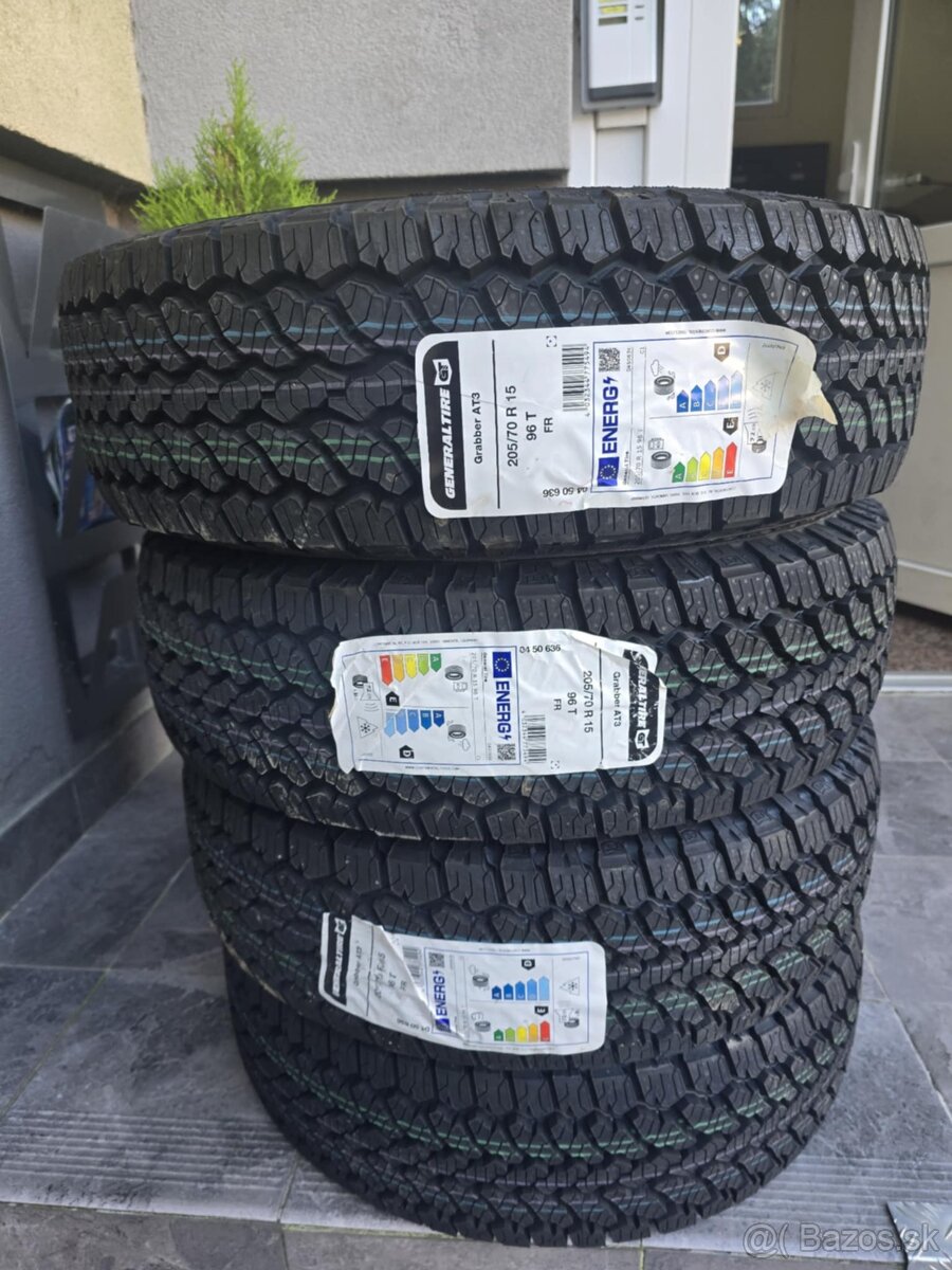 Nové celoročné pneumatiky 205/70 r15 Dot2025