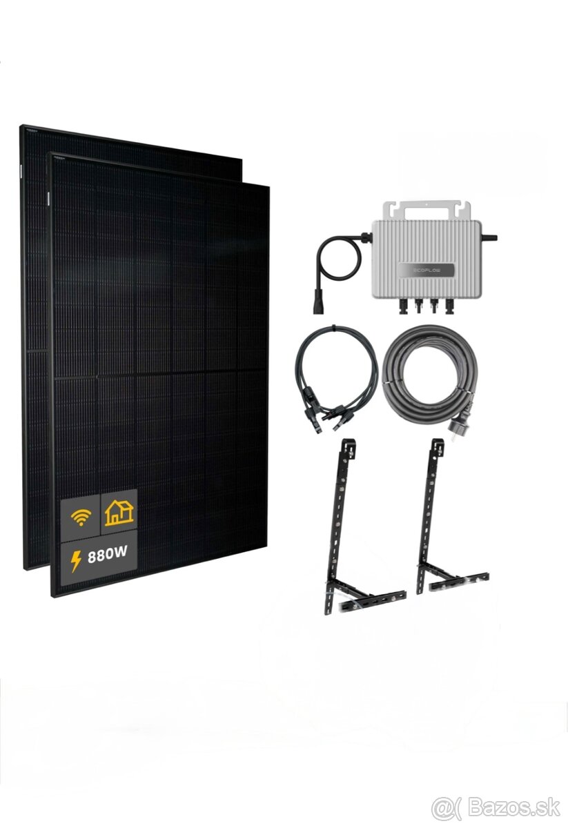 Domáca balkónová solárna elektráreň