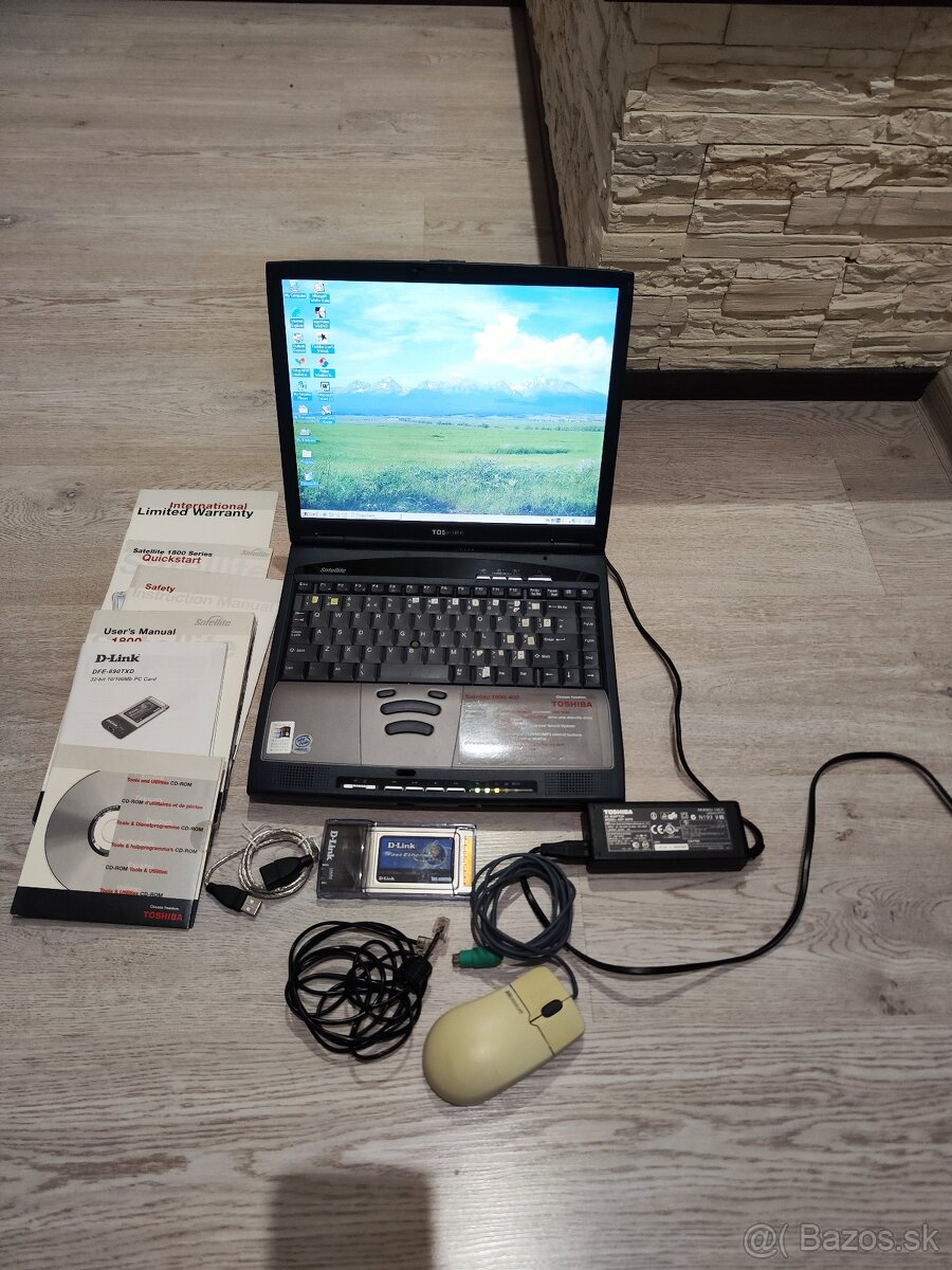 Zberateľský Notebook Toshiba Satellite S1800-400 (W2K) - Kom